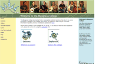 Desktop Screenshot of bluegrasscollege.org